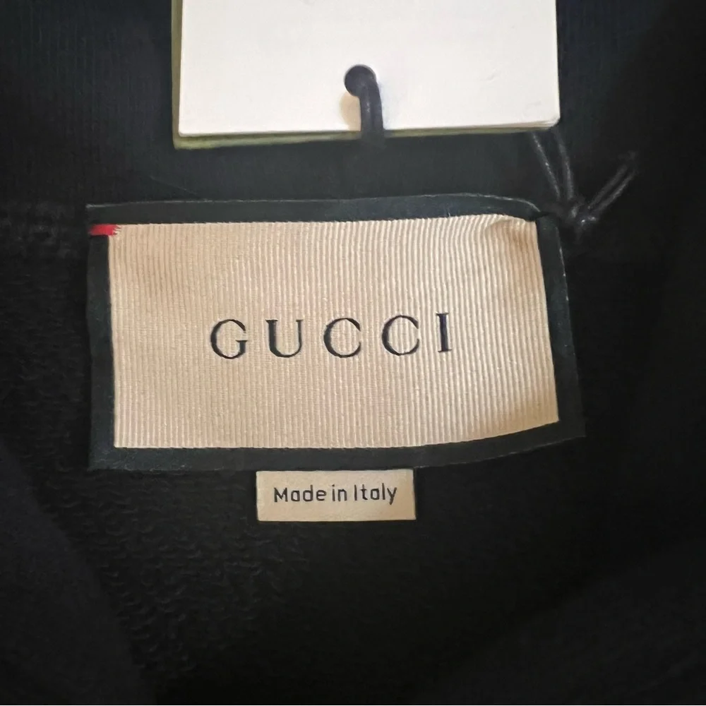 GUCCI SS21 BLIND FOR LOVE Printing Striped Pullover Hoodie